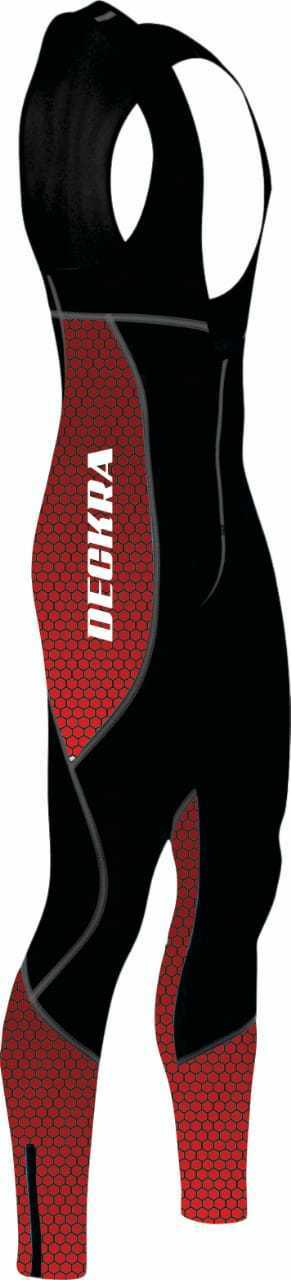 Deckra Mens Cycling Bib Pants Tight Padded Roubaix Thermal Winter Bike Tights