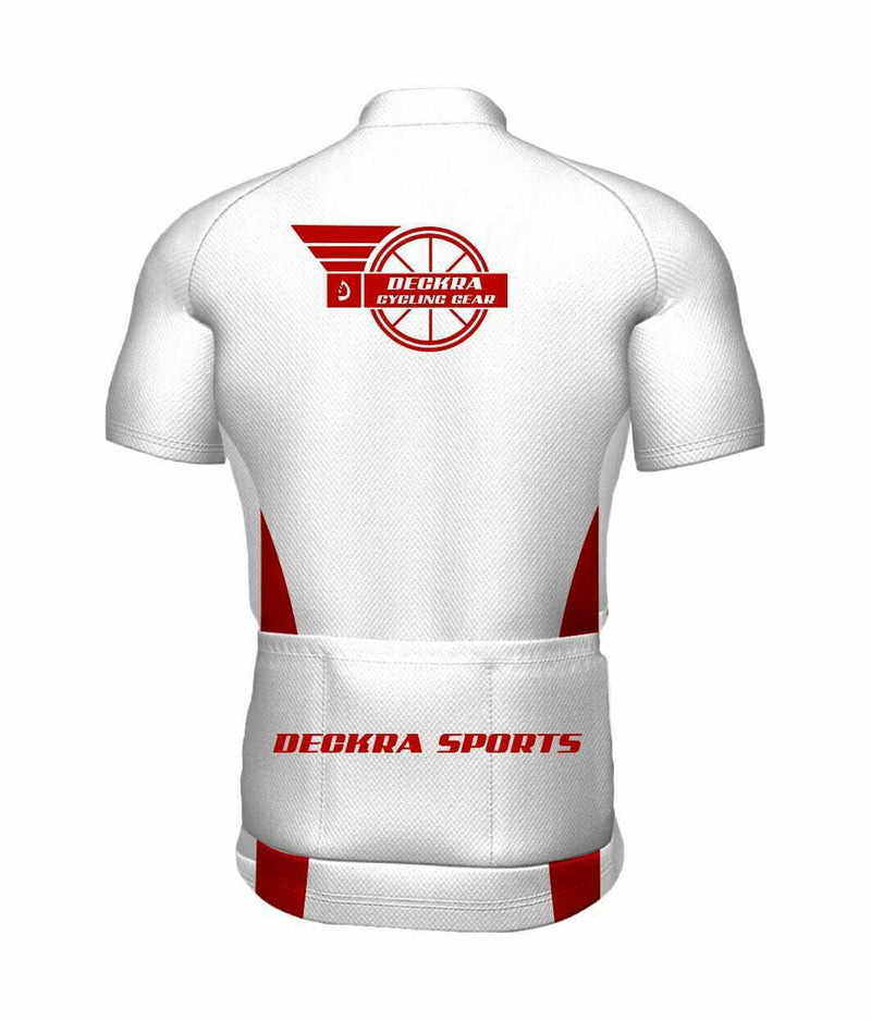 Deckra Mens Cycling Jersey Summer Riding Short Sleeves Biking Team Jersey Shirt