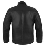 Mens Leather Jacket Casual Stylish Genuine Cowhide Leather Coat
