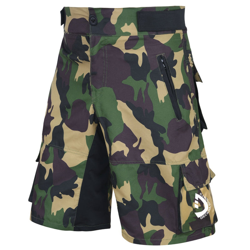 Deckra Mens Cycling MTB Short Coolmax Padded Liner Off Road Shorts Multi Pockets