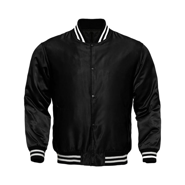 WAX  Back satin V jacket BLACK　Lサイズ WAX (ワックス) Back satin V jacket (バックサテンVジャケット