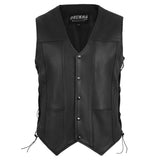 DECKRA Classic Men's Genuine Leather Vest