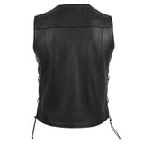 DECKRA Classic Men's Genuine Leather Vest