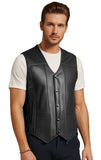 DECKRA Classic Men's Genuine Leather Vest