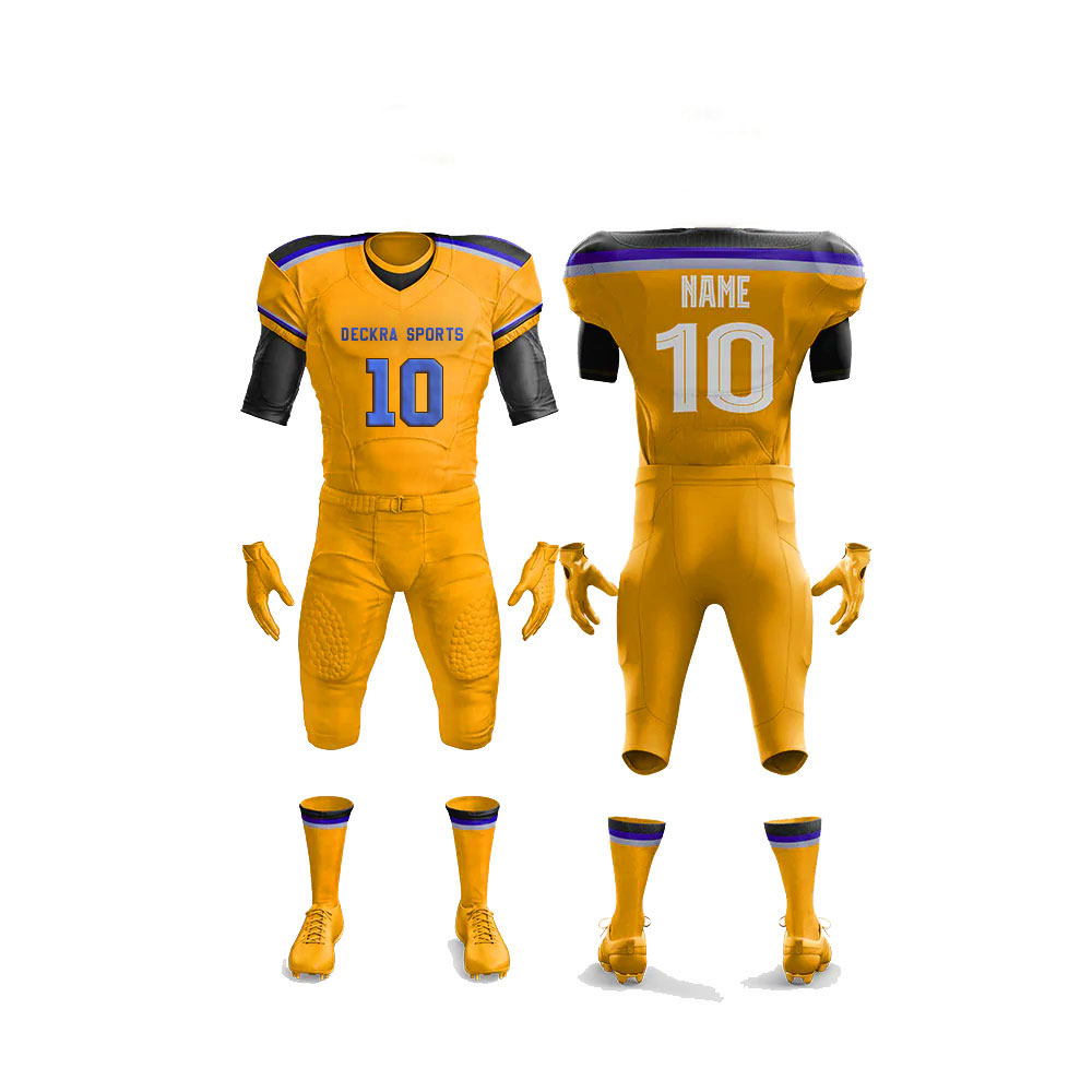 American Football Custom Uniforms 5x Sets