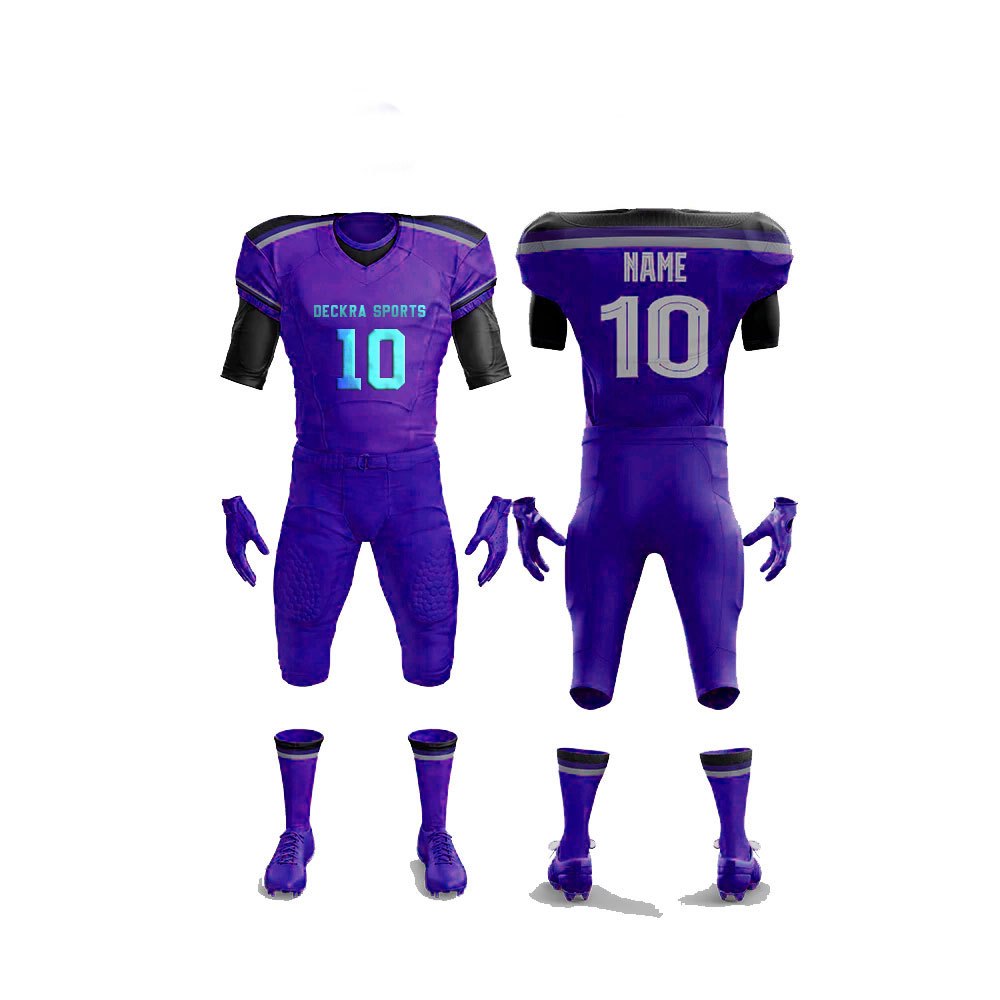 American Football Custom Team Uniforms 5x Sets – Deckra Sports