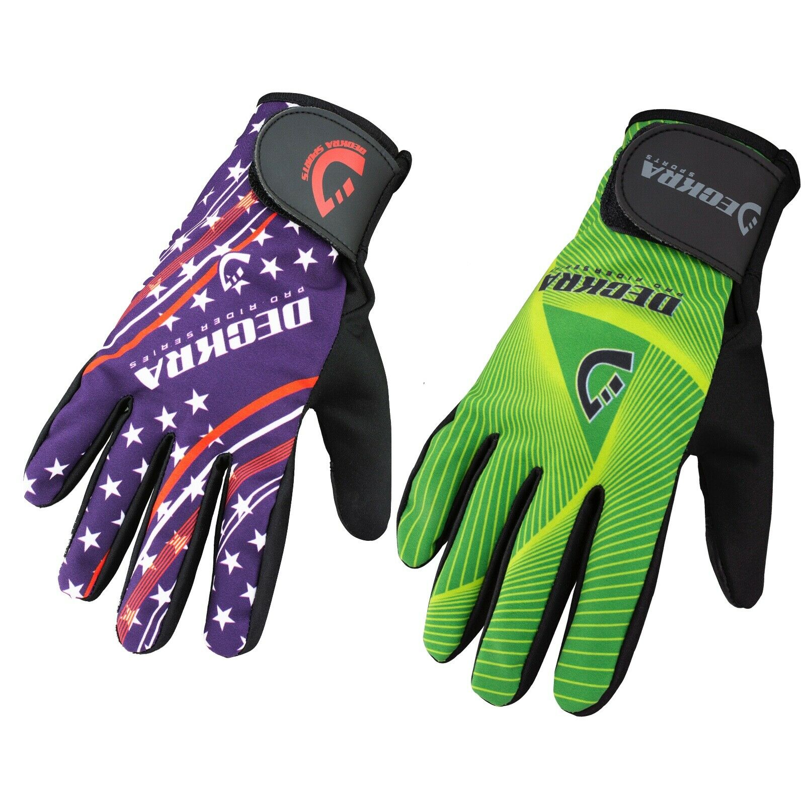 Deckra Cycling Full Finger Gloves Touch Screen Winter MTB Padded Bicyc Deckra Sports Deckra Cycling Full Finger Gloves Touch Screen Winter MTB Padded Bicyc Deckra Sports