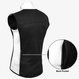 Mens Cycling Vest Jacket Sleeveless Thermal, Softshell Outdoor Running, Bicycle Gilet