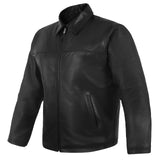 Mens Leather Jacket Casual Stylish Genuine Cowhide Leather Coat