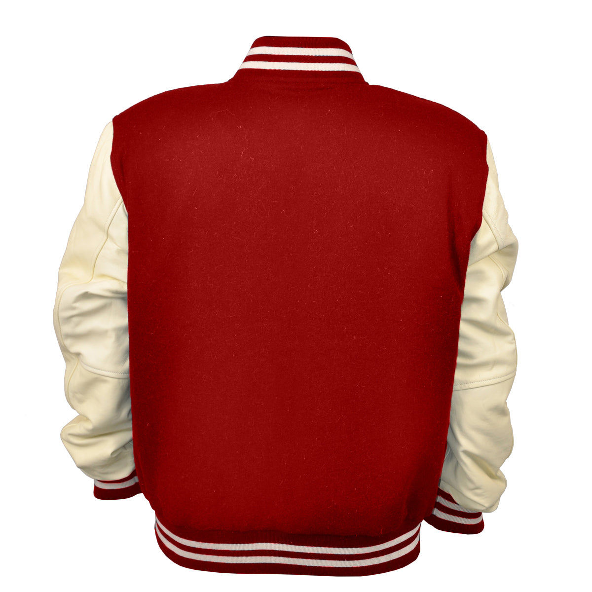 Boys Clothes Kids Varsity Jacket Genuine Leather Sleeve And Wool