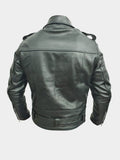 Mens Leather Jacket Genuine Cowhide Premium Quality Motorcycle Coat Fashion Motorbike Jacket