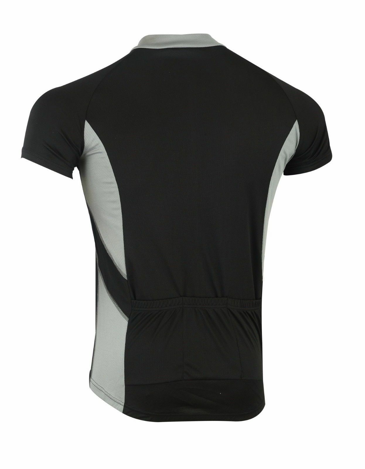 Mens Cycling Jersey Short Sleeves Black/Grey