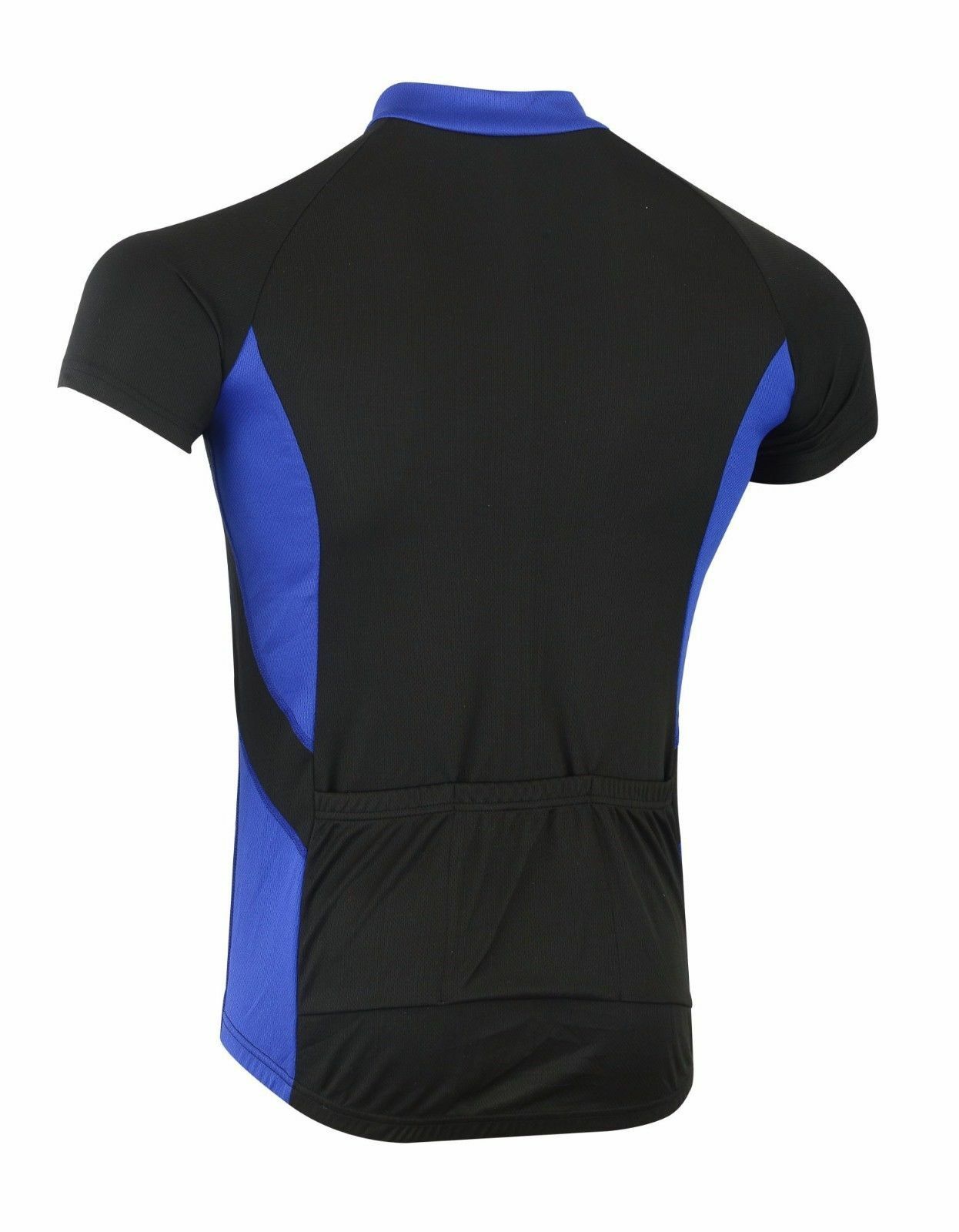 Mens Cycling Jersey Short Sleeves Black/Blue