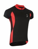Mens Cycling Jersey Short Sleeves Black/Red