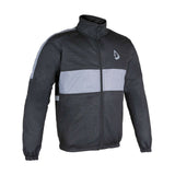 Cycling Jacket Mens Long Sleeves Winter Bicycle Thermal Jersey Hi Viz Sports Top Black/Grey