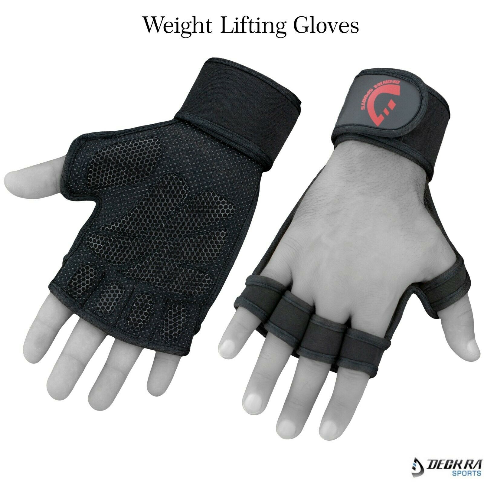 Deckra Sports Gewichtheberhandschuhe Workout Fitness Cross-Training Kl